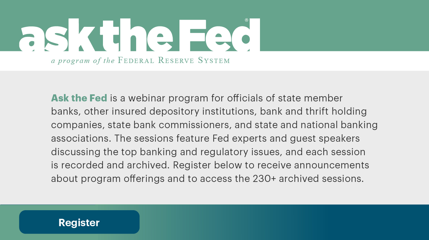 Ask the Fed